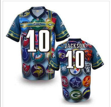 Philadelphia Eagles #10 JACKSON Men's Stitched NFL Elite Fanatical Version Jersey (2) Philadelphia Eagles #10 JACKSON Men's Stitched NFL Elite Fanatical Version Jersey (2)