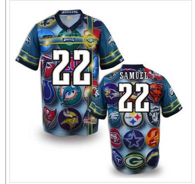 Philadelphia Eagles #22 SAMUEL Men's Stitched NFL Elite Fanatical Version Jersey (2) Philadelphia Eagles #22 SAMUEL Men's Stitched NFL Elite Fanatical Version Jersey (2)