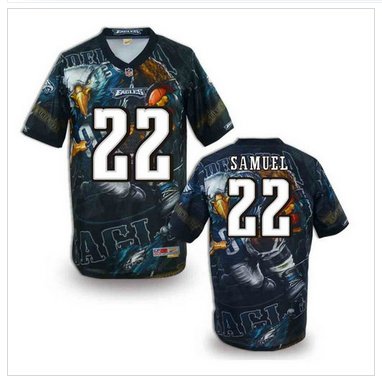 Philadelphia Eagles #22 SAMUEL Men's Stitched NFL Elite Fanatical Version Jersey (1) Philadelphia Eagles #22 SAMUEL Men's Stitched NFL Elite Fanatical Version Jersey (1)