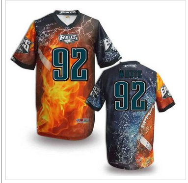 Philadelphia Eagles #92 WHITE Men's Stitched NFL Elite Fanatical Version Jersey (5) Philadelphia Eagles #92 WHITE Men's Stitched NFL Elite Fanatical Version Jersey (5)