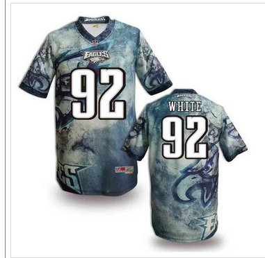 Philadelphia Eagles #92 WHITE Men's Stitched NFL Elite Fanatical Version Jersey (4) Philadelphia Eagles #92 WHITE Men's Stitched NFL Elite Fanatical Version Jersey (4)