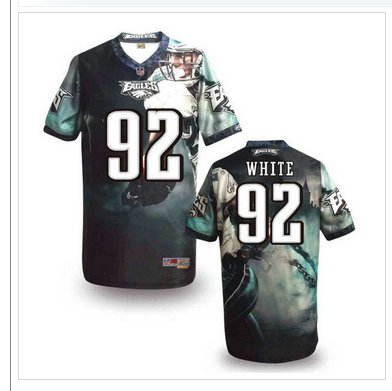 Philadelphia Eagles #92 WHITE Men's Stitched NFL Elite Fanatical Version Jersey (3) Philadelphia Eagles #92 WHITE Men's Stitched NFL Elite Fanatical Version Jersey (3)