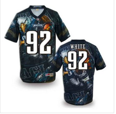 Philadelphia Eagles #92 WHITE Men's Stitched NFL Elite Fanatical Version Jersey (1) Philadelphia Eagles #92 WHITE Men's Stitched NFL Elite Fanatical Version Jersey (1)
