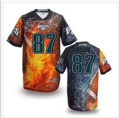 Philadelphia Eagles #87 CELEK Men's Stitched NFL Elite Fanatical Version Jersey (5) Philadelphia Eagles #87 CELEK Men's Stitched NFL Elite Fanatical Version Jersey (5)
