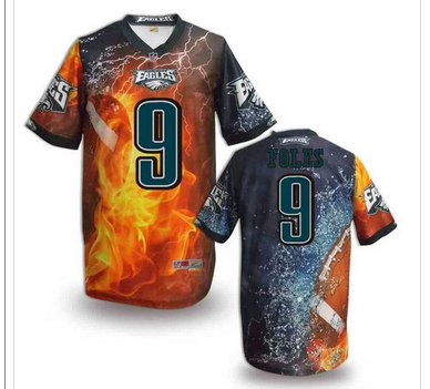 Philadelphia Eagles #9 FOLIS Men's Stitched NFL Elite Fanatical Version Jersey (5)