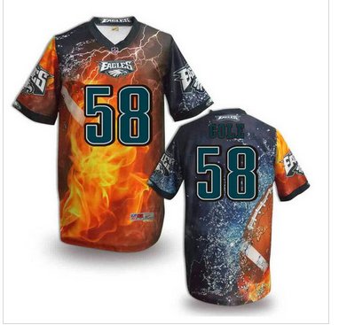 Philadelphia Eagles #58 COLE Men's Stitched NFL Elite Fanatical Version Jersey (5) Philadelphia Eagles #58 COLE Men's Stitched NFL Elite Fanatical Version Jersey (5)