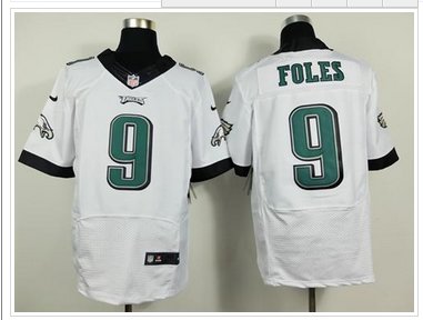 NEW Philadelphia Eagles #9 Nick Foles White NFL New Elite Jersey