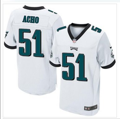 NEW Philadelphia Eagles #51 Emmanuel Acho White NFL Elite Jersey NEW Philadelphia Eagles #51 Emmanuel Acho White NFL Elite Jersey