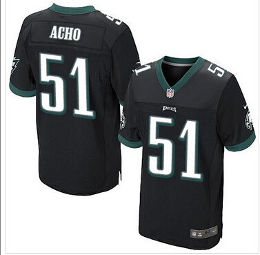 NEW Philadelphia Eagles #51 Emmanuel Acho Black NFL Elite Jersey NEW Philadelphia Eagles #51 Emmanuel Acho Black NFL Elite Jersey