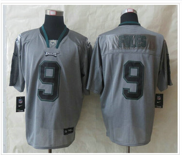 New Philadelphia Eagles #9 Nick Foles Lights Out Grey Elite Jerseys New Philadelphia Eagles #9 Nick Foles Lights Out Grey Elite Jerseys