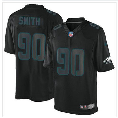 Philadelphia Eagles #90 Marcus Smith Black NFL Impact Limited Jersey Philadelphia Eagles #90 Marcus Smith Black NFL Impact Limited Jersey