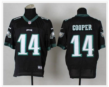 New Philadelphia Eagles #14 Riley Cooper Black NFL Elite Jersey New Philadelphia Eagles #14 Riley Cooper Black NFL Elite Jersey