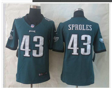 New Philadelphia Eagles #43 Darren Sproles Midnight Green Team Color NFL Game Jersey New Philadelphia Eagles #43 Darren Sproles Midnight Green Team Color NFL Game Jersey
