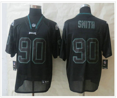 New Philadelphia Eagles #90 Marcus Smith Lights Out Black Elite Jersey New Philadelphia Eagles #90 Marcus Smith Lights Out Black Elite Jersey