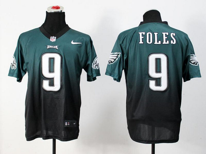 NEW Philadelphia Eagles 9 Nick Foles Green Black Drift Fashion II Elite NFL Jerseys NEW Philadelphia Eagles 9 Nick Foles Green Black Drift Fashion II Elite NFL Jerseys