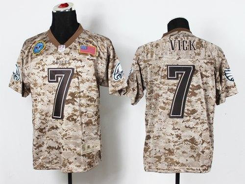 NEW Philadelphia Eagles #7 Michael Vick Camo NFL Elite USMC Jersey(USA) NEW Philadelphia Eagles #7 Michael Vick Camo NFL Elite USMC Jersey(USA)