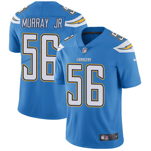 Nike Chargers #56 Kenneth Murray Jr Electric Blue Alternate Men's Stitched NFL Vapor Untouchable Limited Jersey Nike Chargers #56 Kenneth Murray Jr Electric Blue Alternate Men's Stitched NFL Vapor Untouchable Limited Jersey