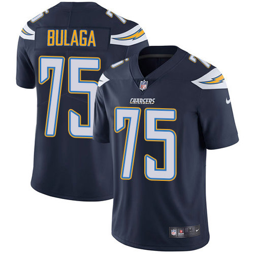 Nike Chargers #75 Bryan Bulaga Navy Blue Team Color Men's Stitched NFL Vapor Untouchable Limited Jersey Nike Chargers #75 Bryan Bulaga Navy Blue Team Color Men's Stitched NFL Vapor Untouchable Limited Jersey