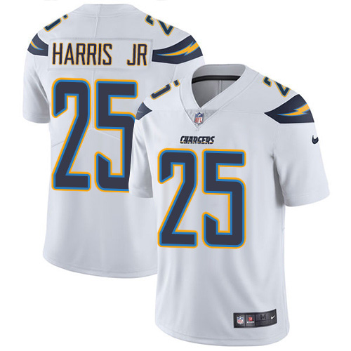 Nike Chargers #25 Chris Harris Jr White Men's Stitched NFL Vapor Untouchable Limited Jersey Nike Chargers #25 Chris Harris Jr White Men's Stitched NFL Vapor Untouchable Limited Jersey