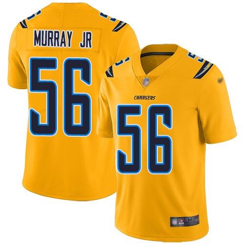 Nike Chargers #56 Kenneth Murray Jr Gold Men's Stitched NFL Limited Inverted Legend Jersey Nike Chargers #56 Kenneth Murray Jr Gold Men's Stitched NFL Limited Inverted Legend Jersey