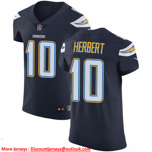 Nike Chargers #10 Justin Herbert Navy Blue Team Color Men's Stitched NFL Vapor Untouchable Elite Jersey Nike Chargers #10 Justin Herbert Navy Blue Team Color Men's Stitched NFL Vapor Untouchable Elite Jersey