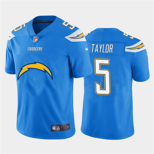 Nike Chargers 5 Tyrod Taylor Blue Team Big Logo Vapor Untouchable Limited Jersey Nike Chargers 5 Tyrod Taylor Blue Team Big Logo Vapor Untouchable Limited Jersey