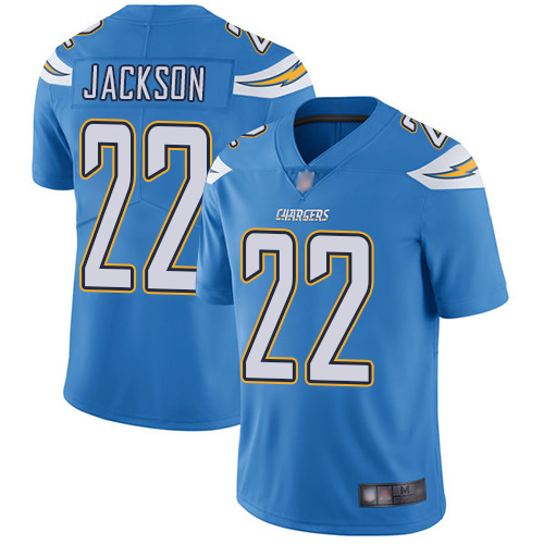Chargers #22 Justin Jackson Electric Blue Alternate Men's Stitched Football Vapor Untouchable Limited Jersey Chargers #22 Justin Jackson Electric Blue Alternate Men's Stitched Football Vapor Untouchable Limited Jersey