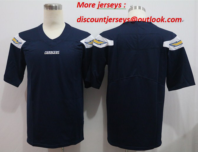 Nike Chargers Blank Navy Vapor Untouchable Limited Jersey