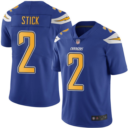 Chargers #2 Easton Stick Electric Blue Men's Stitched Football Limited Rush Jersey Chargers #2 Easton Stick Electric Blue Men's Stitched Football Limited Rush Jersey