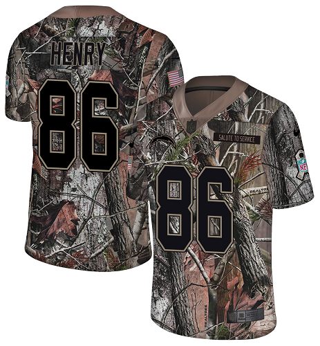 Nike Chargers #86 Hunter Henry Camo Men's Stitched NFL Limited Rush Realtree Jersey Nike Chargers #86 Hunter Henry Camo Men's Stitched NFL Limited Rush Realtree Jersey