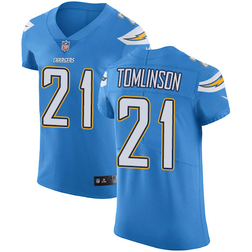 Nike Chargers #21 LaDainian Tomlinson Electric Blue Alternate Men's Stitched NFL Vapor Untouchable Elite Jersey Nike Chargers #21 LaDainian Tomlinson Electric Blue Alternate Men's Stitched NFL Vapor Untouchable Elite Jersey