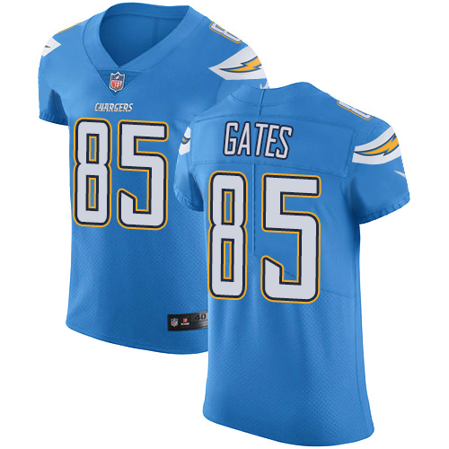 Nike Chargers #85 Antonio Gates Electric Blue Alternate Men's Stitched NFL Vapor Untouchable Elite Jersey Nike Chargers #85 Antonio Gates Electric Blue Alternate Men's Stitched NFL Vapor Untouchable Elite Jersey