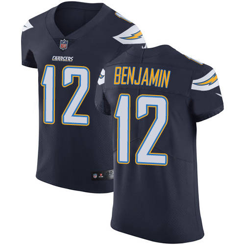 Nike Chargers #12 Travis Benjamin Navy Blue Team Color Men's Stitched NFL Vapor Untouchable Elite Jersey Nike Chargers #12 Travis Benjamin Navy Blue Team Color Men's Stitched NFL Vapor Untouchable Elite Jersey