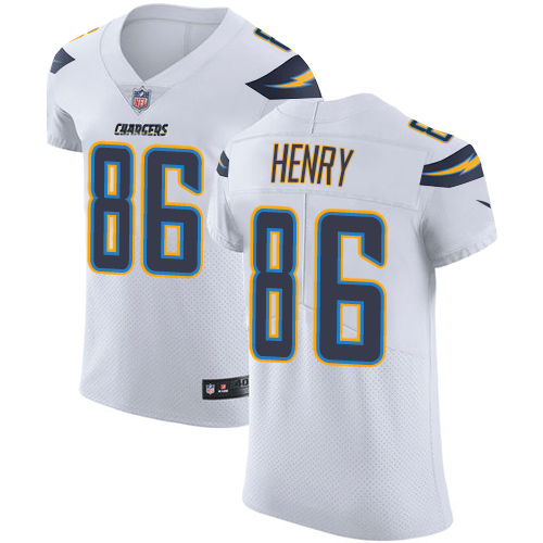 Nike Chargers #86 Hunter Henry White Men's Stitched NFL Vapor Untouchable Elite Jersey Nike Chargers #86 Hunter Henry White Men's Stitched NFL Vapor Untouchable Elite Jersey
