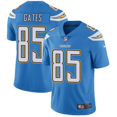 Nike Chargers #85 Antonio Gates Electric Blue Alternate Men's Stitched NFL Vapor Untouchable Limited Jersey Nike Chargers #85 Antonio Gates Electric Blue Alternate Men's Stitched NFL Vapor Untouchable Limited Jersey