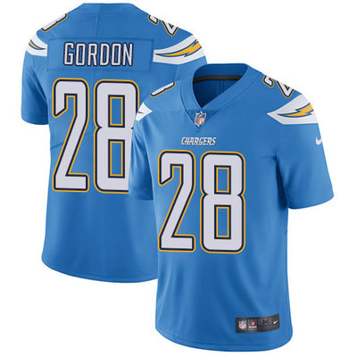 Nike Chargers #28 Melvin Gordon Electric Blue Alternate Men's Stitched NFL Vapor Untouchable Limited Jersey Nike Chargers #28 Melvin Gordon Electric Blue Alternate Men's Stitched NFL Vapor Untouchable Limited Jersey