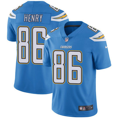Nike Chargers #86 Hunter Henry Electric Blue Alternate Men's Stitched NFL Vapor Untouchable Limited Jersey Nike Chargers #86 Hunter Henry Electric Blue Alternate Men's Stitched NFL Vapor Untouchable Limited Jersey