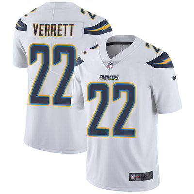 Nike Chargers #22 Jason Verrett White Men's Stitched NFL Vapor Untouchable Limited Jersey Nike Chargers #22 Jason Verrett White Men's Stitched NFL Vapor Untouchable Limited Jersey