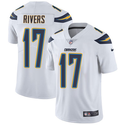Nike Chargers #17 Philip Rivers White Men's Stitched NFL Vapor Untouchable Limited Jersey Nike Chargers #17 Philip Rivers White Men's Stitched NFL Vapor Untouchable Limited Jersey
