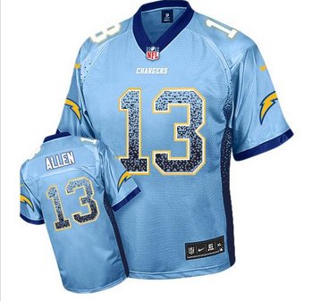 New San Diego Chrgers #13 Keenan Allen Electric Blue Alternate Men's Stitched NFL Elite Drift Fashion Jersey