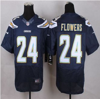 New San Diego Chrgers #24 Brandon Flowers Navy Blue Team Color Men's Stitched NFL New Elite Jersey New San Diego Chrgers #24 Brandon Flowers Navy Blue Team Color Men's Stitched NFL New Elite Jersey