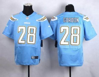 Nike San Diego Chrgers #28 Melvin Gordon Electric Blue Alternate Men's Stitched NFL New Elite jersey Nike San Diego Chrgers #28 Melvin Gordon Electric Blue Alternate Men's Stitched NFL New Elite jersey