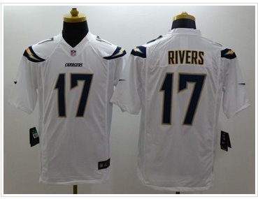 New San Diego Chargers #17 Philip Rivers White NFL Limited Jersey New San Diego Chargers #17 Philip Rivers White NFL Limited Jersey