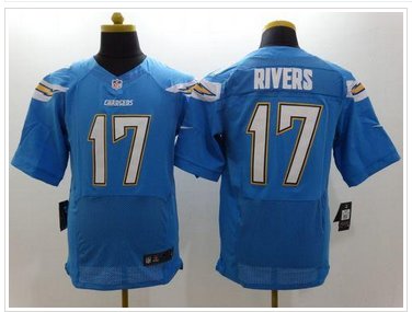 New San Diego Chargers #17 Philip Rivers Electric Blue Alternate NFL New Elite Jersey New San Diego Chargers #17 Philip Rivers Electric Blue Alternate NFL New Elite Jersey