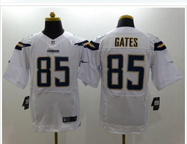 New San Diego Chargers #85 Antonio Gates White NFL New Elite Jersey New San Diego Chargers #85 Antonio Gates White NFL New Elite Jersey