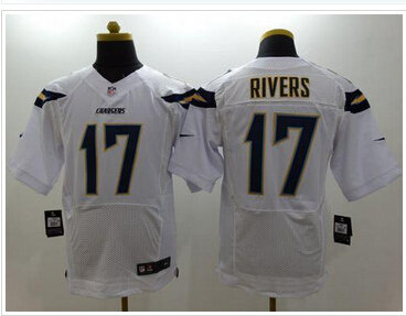 New San Diego Chargers #17 Philip Rivers White NFL New Elite Jersey