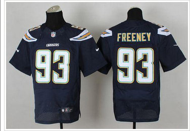 New San Diego Chargers #93 Dwight Freeney Navy Blue Team Color NFL New Elite Jersey
