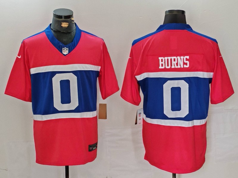 Men's New York Giants #0 Brian Burns Century Red Alternate Vapor F.U.S.E. Limited Stitched Football Jersey Men's New York Giants #0 Brian Burns Century Red Alternate Vapor F.U.S.E. Limited Stitched Football Jersey