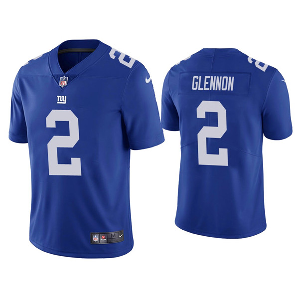 Men's New York Giants #2 Mike Glennon Blue Vapor Untouchable Limited Stitched Jersey Men's New York Giants #2 Mike Glennon Blue Vapor Untouchable Limited Stitched Jersey