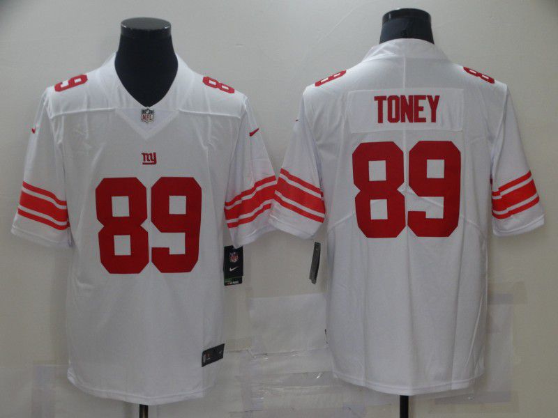 Men New York Giants 89 Toney White Nike Vapor Untouchable Limited 2021 NFL Jersey Men New York Giants 89 Toney White Nike Vapor Untouchable Limited 2021 NFL Jersey